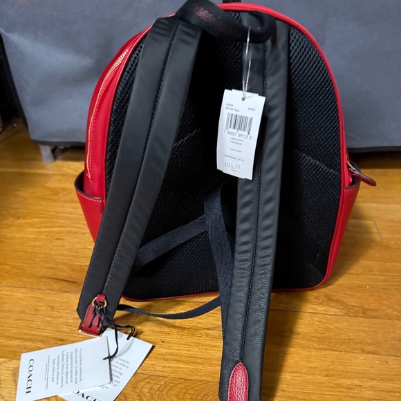 Coach red backpack - Picture 2 of 7